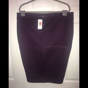 Torrid Ponte Knit Pencil Skirt, NWT